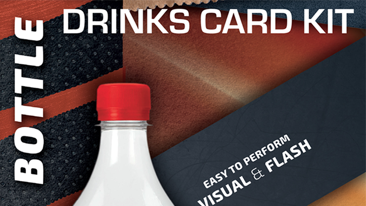 Drink Card KIT for Astonishing Bottle (Gimmick and Online Instructions) by Joao Miranda and Ramon Amaral  - Trick