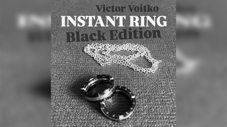 Instant Ring (silver/black, Size 12) by Viktor Voitko