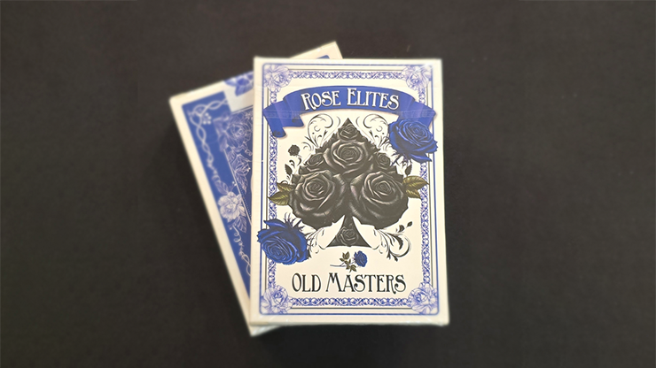 Rose Elites - Old Masters (Blue) Playing Cards