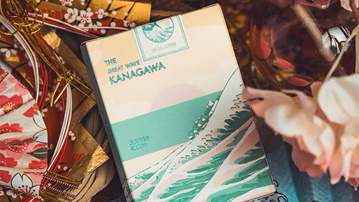 The Great Wave off Kanagawa V3 (Fresh Spring / Peppermint Green) Playing Cards