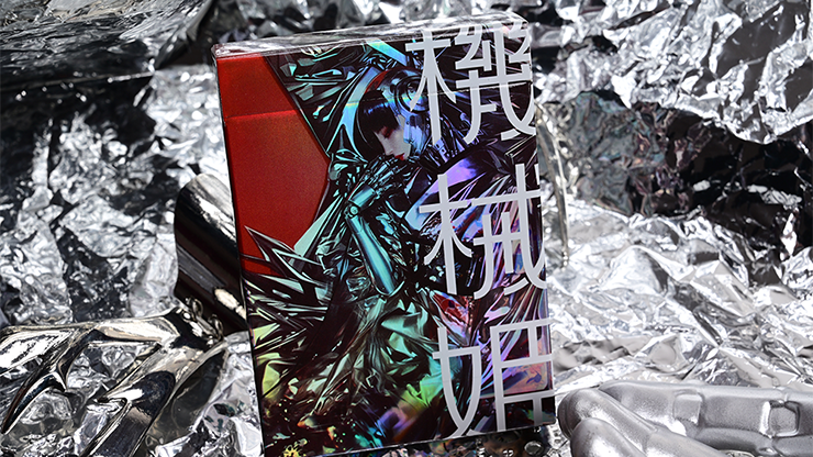 Robo-Geisha playing cards by Evokad