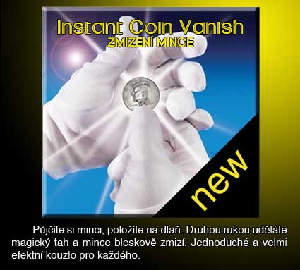 ZMIZENÍ MINCE - INSTANT COIN VANISH
