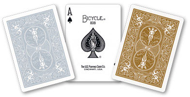 BICYCLE - PRESTIGE Gold And Silver Back Set