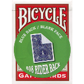 Blank Face Bicycle Cards (Blue)