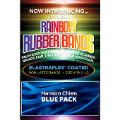 Joe Rindfleisch's Rainbow Rubber Bands (Hanson Chien - Blue Pack) by Joe Rindfleisch - Trick