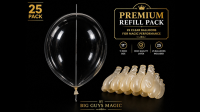 Needle Through Balloon Refill Pack (25 Count) by Big Guy's Magic