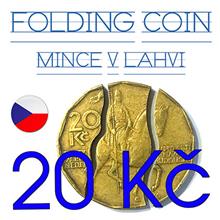 SKLÁDACÍ MINCE 20 Kč - MINCE V LÁHVI