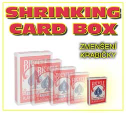 SHRINKING CARD BOX - ZMENŠENÍ KRABIČKY KARET