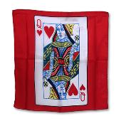 Silk 18 inch Queen of Heart Card from Magic by Gosh - Trick