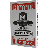 Jumbo Invisible Deck Bicycle (Red) - Trick