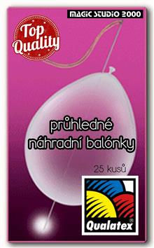 BALÓNKY PRO JEHLU PŘES BALÓN QUALATEX - 25 ks