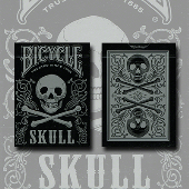 Bicycle Skull Metallic (Silver) USPCC by Gambler's Warehouse